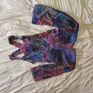 Gypsy Rose Patchwork Overalls